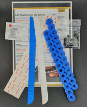 Load image into Gallery viewer, nativ zu Carrera 21130 und Carrera digitalLieferumfang RAS Starter Set blau weiss für Modellbau Rennbahnen alter