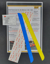 Laden Sie das Bild in den Galerie-Viewer, FlexCurbs Modellbau blau gelb RAS