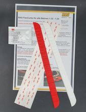 Carica l&#39;immagine nel visualizzatore di Gallery, Modellbau Flex Curbs Rot Weiss 